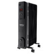 Calorifer electric cu ulei, Camry Negru, Telecomanda, 7 elementi, 3 trepte de putere 600W / 900W / 1500W