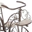 Suport pentru flori in forma de bicicleta Vintage, 5 rafturi, dimensiune 92x46x65 cm