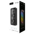 Boxa portabila, Bluetooth, 60 W, Intrare microfon, Intrare AUX, USB, Funcția X-BASS, TWS