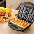 Sandwich maker 5in1, 700 W, 5 Placi Antiaderente pentru vafe, sandwich