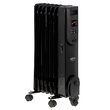 Calorifer electric cu ulei, Camry Negru, Telecomanda, 7 elementi, 3 trepte de putere 600W / 900W / 1500W