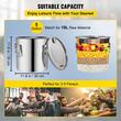 Cazan pentru distilat alcool, Inox/Cupru, Capacitate 19 l, manometru, termometru incorporat