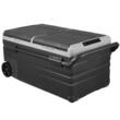 Frigider auto cu compresor, 95 l, 2 x zona racire, 1005 x 571 x 465 mm, 12/24 V DC, 110-240 V AC, -20 ℃ pana la 20 ℃, Bluetooth, 80 W, tip troller, 2 x roti