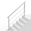 Balustrada inox, 5-6 trepte Vivatechnix, 1800 x 104 x 1060 mm, Unghi reglabil 0° - 45°, accesorii prindere