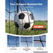 Poarta de fotbal 3 x 2 m, Portabila, tarusi fixare, plasa, stalpi otel