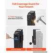 Caseta pentru 1 x pistoale si 1 x incarcatoare, Otel, Iluminare automata, Bluetooth, cheie, cifru, amprenta
