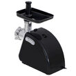 Masina de tocat carne cu accesorii carnati si Kebbe, 1600 W, Negru/Gri, 3 site, 2 kg/min