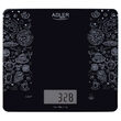 Cantar de bucatarie din sticla, 1 g - 10 kg, LCD, 20 x 18 cm, Negru