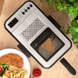 Friteuza inox 2200 W, capacitate 3.2 l, maner detasabil, 5 programe