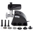 Masina de tocat carne cu accesorii carnati si Kebbe, 1600 W, Negru/Gri, 3 site, 2 kg/min
