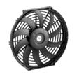 Ventilator cu panou solar pentru mansarda, Aluminiu, Termostat reglabil, Φ340 x 70 mm, Negru, 45 W