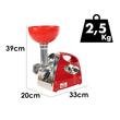 Presa electrica pentru stors rosii Palumbo Pavi SKUIZ7I, motor cu inductie 600W, capacitate 70Kg/h