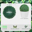 Set 2 plante artificiale, Diametru 406 mm, Verde, PE 