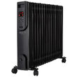Calorifer electric cu ulei, Camry Negru, Telecomanda, 15 elementi, 3 trepte de putere 1000W / 1500W / 2500W 