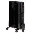 Calorifer electric cu ulei, Camry Negru, Telecomanda, 9 elementi, 3 trepte de putere 800W/1200W/2000W