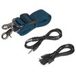 Boxa portabila, Bluetooth, 30 W, Intrare AUX, USB, TWS, Lumina RGB, IPX5, MP3/WAV/WMA/FLAC, Albastra