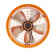 Ventilator cu panou solar pentru mansarda, Aluminiu, Termostat reglabil, Φ400 x 150 mm, Portocaliu, 45 W