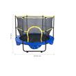 Trambulina pentru copii, 1180 x 1524 x 1524 mm, max 100 kg, 10 x mingi