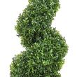 Set 2 plante artificiale spirala, Inaltime 122 cm, Verde, PE si otel