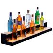 Suport bauturi cu 2 trepte, Iluminare led RGB, Telecomanda si App, USB, retea sau Power Bank, 1210x200x150 mm, Portabil, Acril