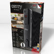 Calorifer electric cu ulei, Camry Negru, Telecomanda, 9 elementi, 3 trepte de putere 800W/1200W/2000W