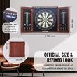 Joc Darts Clasic, Retro design, 1-8 jucatori, 6 sageti, Dimensiune oficiala 18 inch