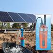 Pompa submersibila, alimentare solara 12-14.8  V/DC, 96 W, IP68, Debit 360 l/h, Inaltime 70 m, adancime 30 m