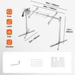 Rotisor electric pentru gratar Inox, max 60 kg, lungime de lucru 116 cm, putere 52 W, Inaltime reglabila 8 niveluri
