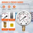 Set pentru testarea presiunii hidraulice 10/100/250/400/600 bar, 5 manometre, 13 cuplaje, 14 conectori T, 5 furtunuri, Otel inoxidabil