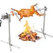 Rotisor electric pentru gratar Inox, max 60 kg, lungime de lucru 116 cm, putere 52 W, Inaltime reglabila 8 niveluri