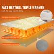 Incalzitor picioare, 50 W, Temperatura reglabila 6 niveluri 40-70 °C, Gri, Telecomanda, Timer, 285 x 310 x 210 mm