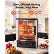 Gratar electric vertical pentru shawarma / kebab, capacitate 22 l, 1500 W, tava scurgere, suport 7 frigarui