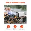 Aparat de aer conditionat Portabil, pentru camping, 3000 BTU, Telecomanda cu control tactil, 200 m³/h, DC24V/AC