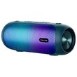 Boxa portabila, Bluetooth, 30 W, Intrare AUX, USB, TWS, Lumina RGB, IPX5, MP3/WAV/WMA/FLAC, Albastra