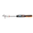 Cheie dinamometrica digitala cu deschidere reglabila a falcii 0-38 mm,  precizie ±2%, Cuplu 6.8-135 Nm