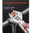 Cheie dinamometrica digitala cu deschidere reglabila a falcii 0-38 mm,  precizie ±2%, Cuplu 6.8-135 Nm