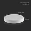Panou led rotund, aplicabil 6W, 6500K, 660 lm, diametru 121 mm
