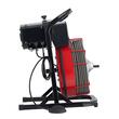 Sarpe electric pentru desfundat tevi, 4 x capete taiere, Lungime 23 m, Diametru 13 mm, pentru tevi 50-150 mm, Pedala actionata cu aer