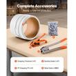 Kit Dispozitiv manual de legare cu banda din PE/PP 12.7 mm, rola de banda 100 m, 100 sigilii metalice