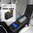Frigider auto cu compresor, Cotiera, 8 l, 538 x 190 x 390 mm, 12/24 V DC, 110-240 V AC, -20 ℃ la 20 ℃, Bluetooth, 45 W, Incarcare Wireless telefon