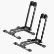 Set 2 x Suport pliabil pentru mountain bike, compatibil cu diametrele roților de 508-737 mm, Otel, Negru