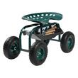 Carucior multifunctional pentru gradina, 800×487×460/540 mm, Capacitate 136 kg, roti cauciuc 10 inch, Scaun reglabil in inaltime