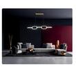 Pendul led 36 W, 2100 lm, 180-240V, Negru, IP20, 120 x 108 cm