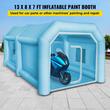 Cabina de vopsit gonflabila, dimensiune 4 x 2.5 x 2.2 m, 2 x suflanta 350/750 W, Impermeabila, PVC, sistem filtrare