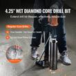 Carota umeda pentru beton armat, Diamantata, Diametru 108 mm, Adancime gaurire 355 mm, Filet interior 1-1/4"-7