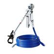Pistol si furtun pentru vopsit, 15.2 m, 248 Bar, 5 x duze 211, 315, 417, 517, 623, Tije prelungitoare 30, 50, 60 cm, Otel/Aluminiu
