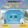 Cabina de vopsit gonflabila, dimensiune 4 x 2.5 x 2.2 m, 2 x suflanta 350/750 W, Impermeabila, PVC, sistem filtrare