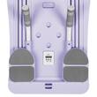 Placa pilates multifunctionala 9 in 1, max 150 kg, 2 manere flotari, 2 extensii, 4 cotiere, genunchiere, contor, Violet