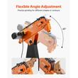 Slefuitor profesional cu banda 76x2007 mm, 2100 W, 900 rpm, unghi reglabil de la 0° la 45°, orificiu de colectare a prafului