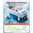 Cutie frigorifica profesionala cu compresor, Troller, Capacitate 30 l, Alimentare 12V/24V DC 100-240V AC, -22℃ până la 10℃